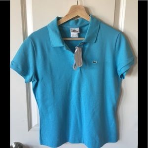 Blue Lacoste Woman’s Polo Shirt- Size Large